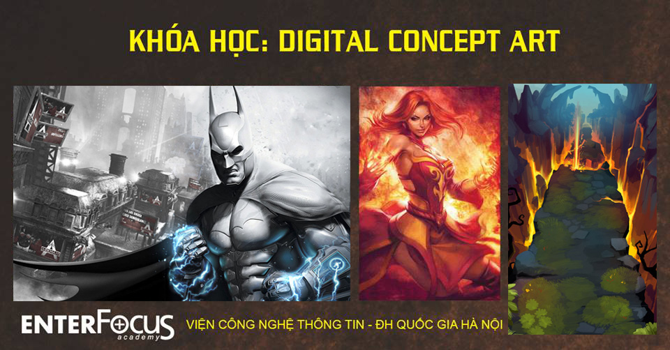 khóa học Digital Concept Art chuyên nghiệp
