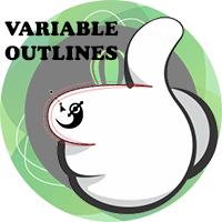 Variable outline tool